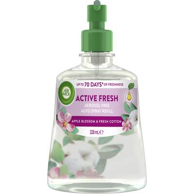 airwick air freshener spray apple blossom & fresh cotton