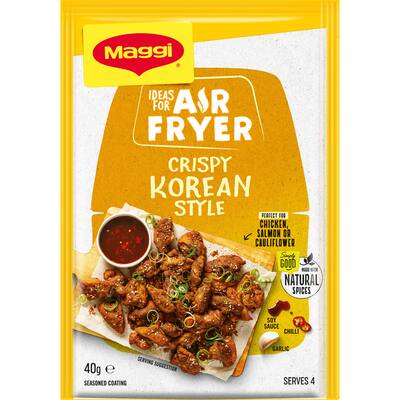 maggi air fryer recipe base seasoned coating korean style
