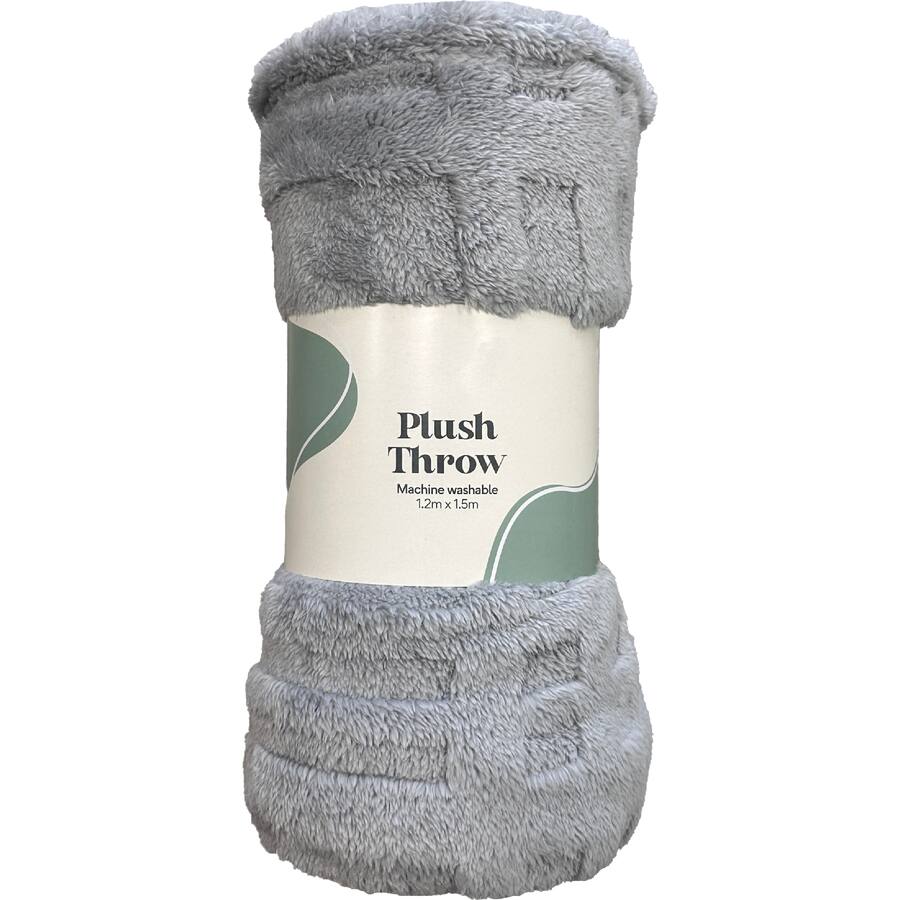 Woolworths Plush Throw Assorted