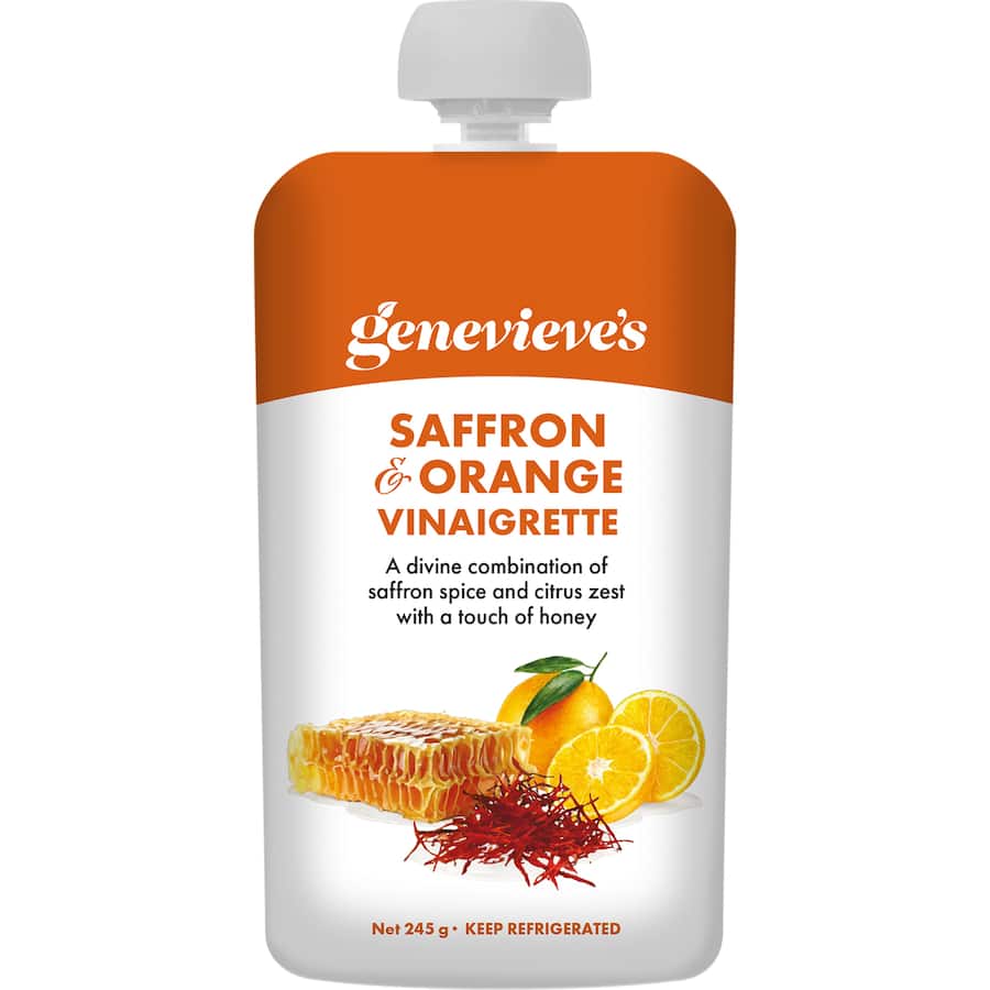 Genevieves Vinaigrette Saffron & Orange