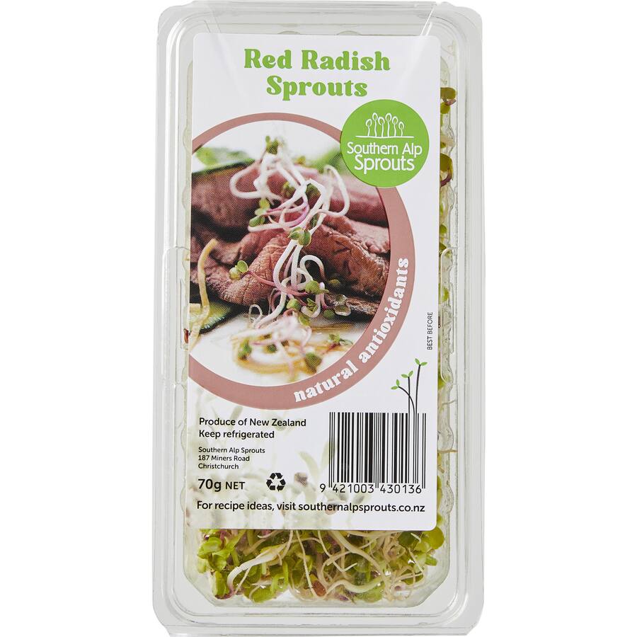 Fresh Vegetable Sprouts Red Radish