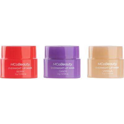 mcobeauty overnight lip mask deluxe trio