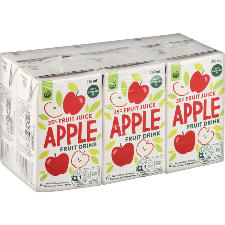 Woolworths Fruit Drink 35% Apple