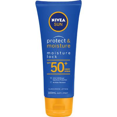 nivea sunscreen protect & moisture spf 50