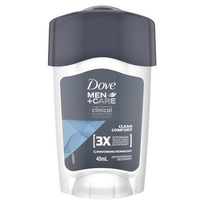dove men + care antiperspirant cream clean comfort