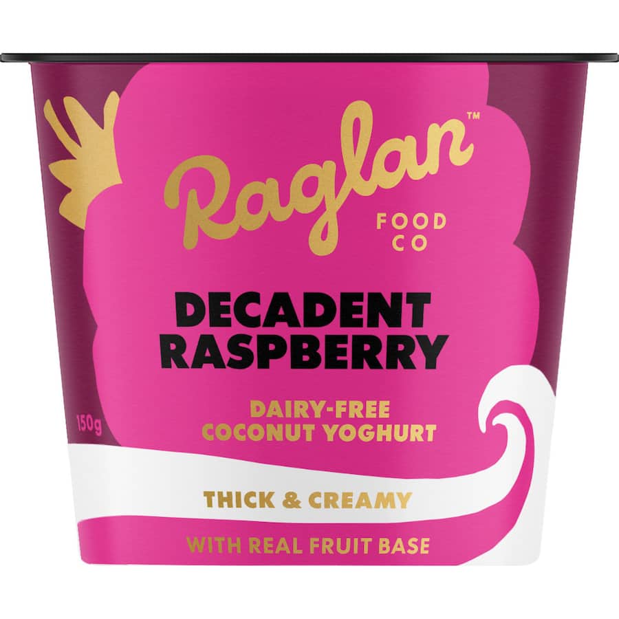 Raglan Coconut Yoghurt Decadent Raspberry Dairy Free