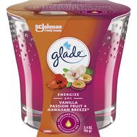 glade 2 in 1 scented candle passion fruit hawaiian breeze