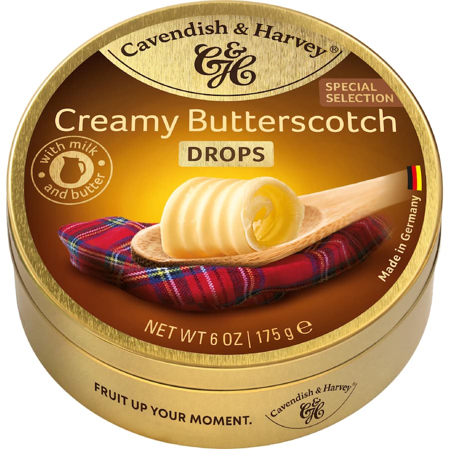 Cavendish & Harvey Sweets Butterscotch Drops