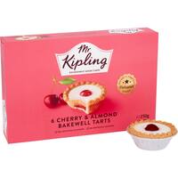 mr kipling tarts cherry & almond bakewell