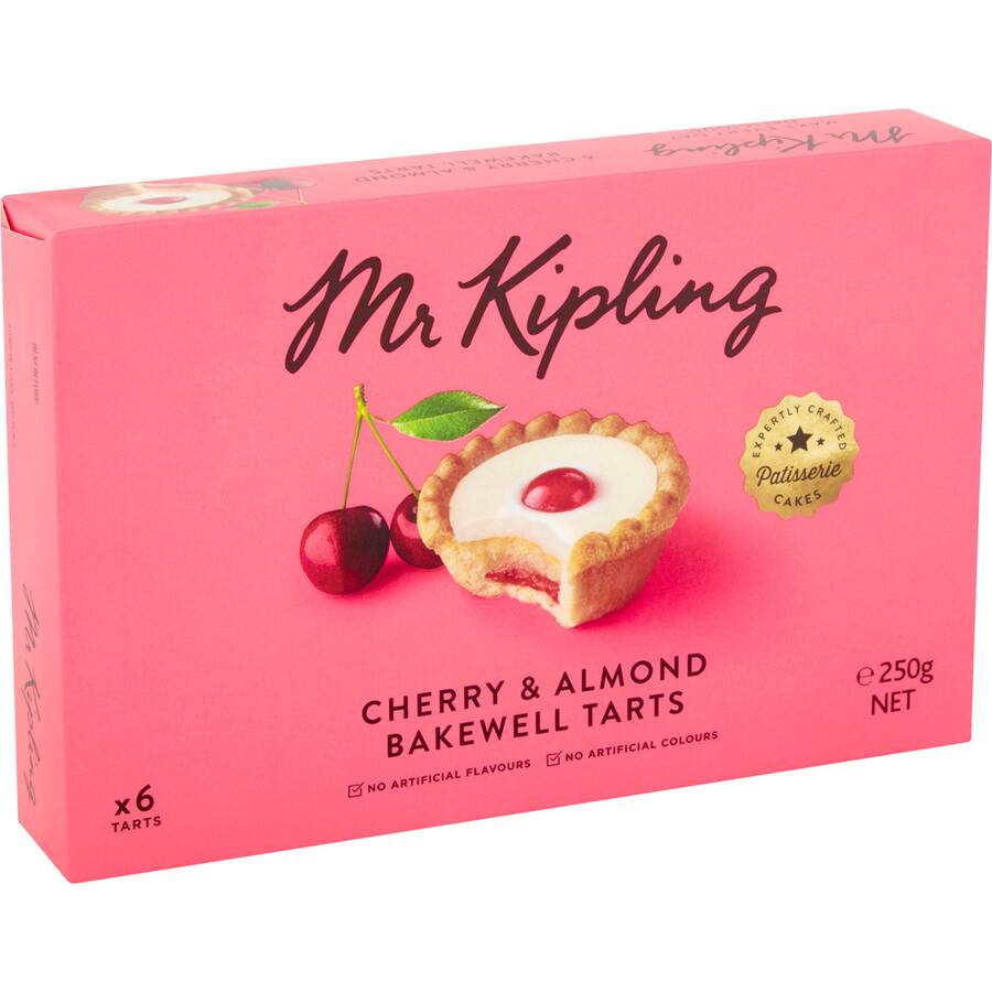 Mr Kipling Tarts Cherry & Almond Bakewell
