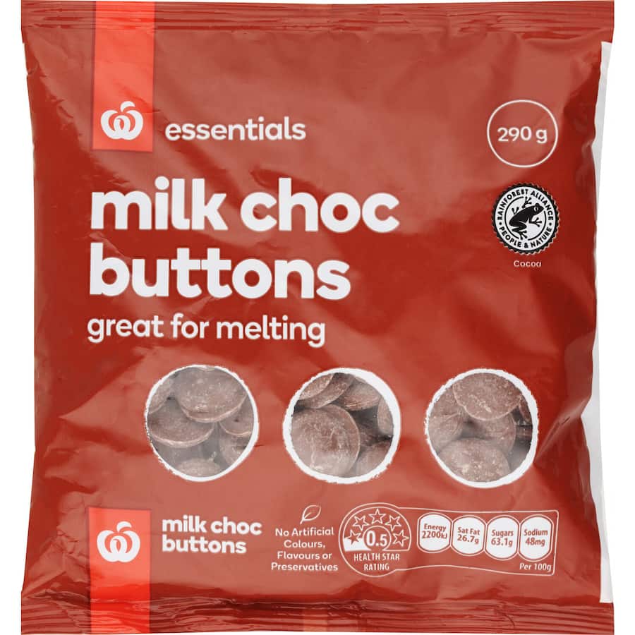 Essentials Choc Buttons Milk