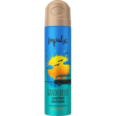 impulse female bodyspray wanderlust