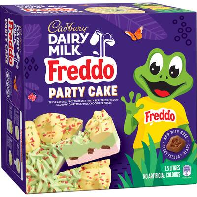 cadbury frozen dessert freddo party cake