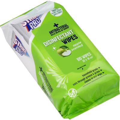 Disinfectant wipes apple