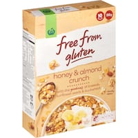 Woolworths Free From Gluten Cereal Honey Almond Crunch