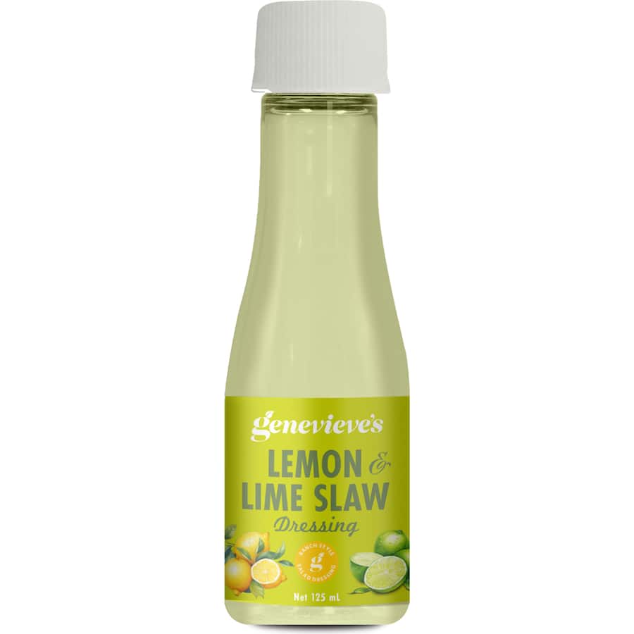 Genevieves Salad Dressing Lemon Lime
