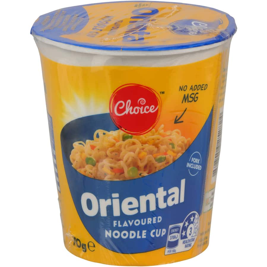 Choice Instant Noodles Oriental Cup