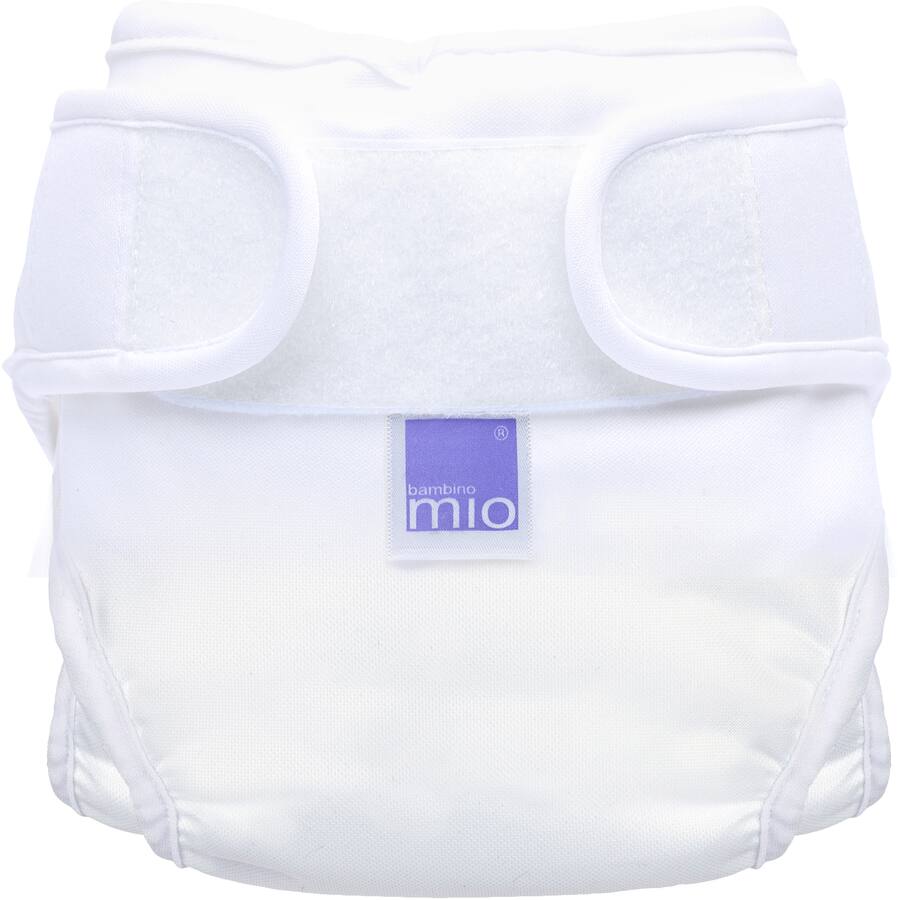 Bambino Mio Reusable Cloth Nappy Cover White Size 1