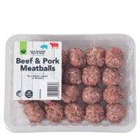 Woolworths Meatballs Pork & Beef