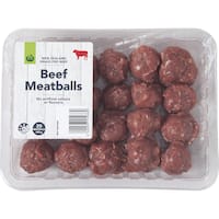 woolworths beef meatballs grass fed beef nz 20-pack