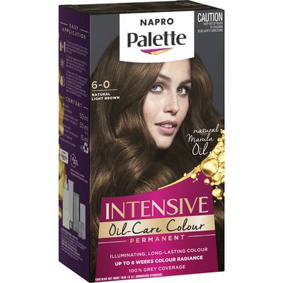 napro palette hair colour 6-0 natural light brown
