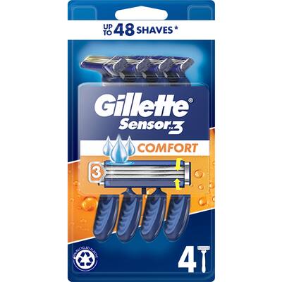 gillette sensor 3 disposable razor comfort
