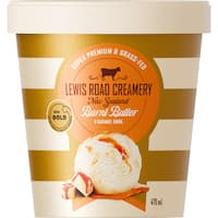 Lewis Road Creamery Ice Cream Burnt Butter & Caramel Swirl