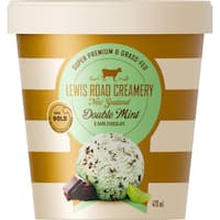 lewis road creamery ice cream garden mint & dark chocolate