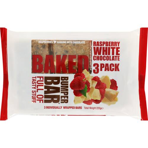 Cookie Time Bumper Bar Raspberry & White Choc