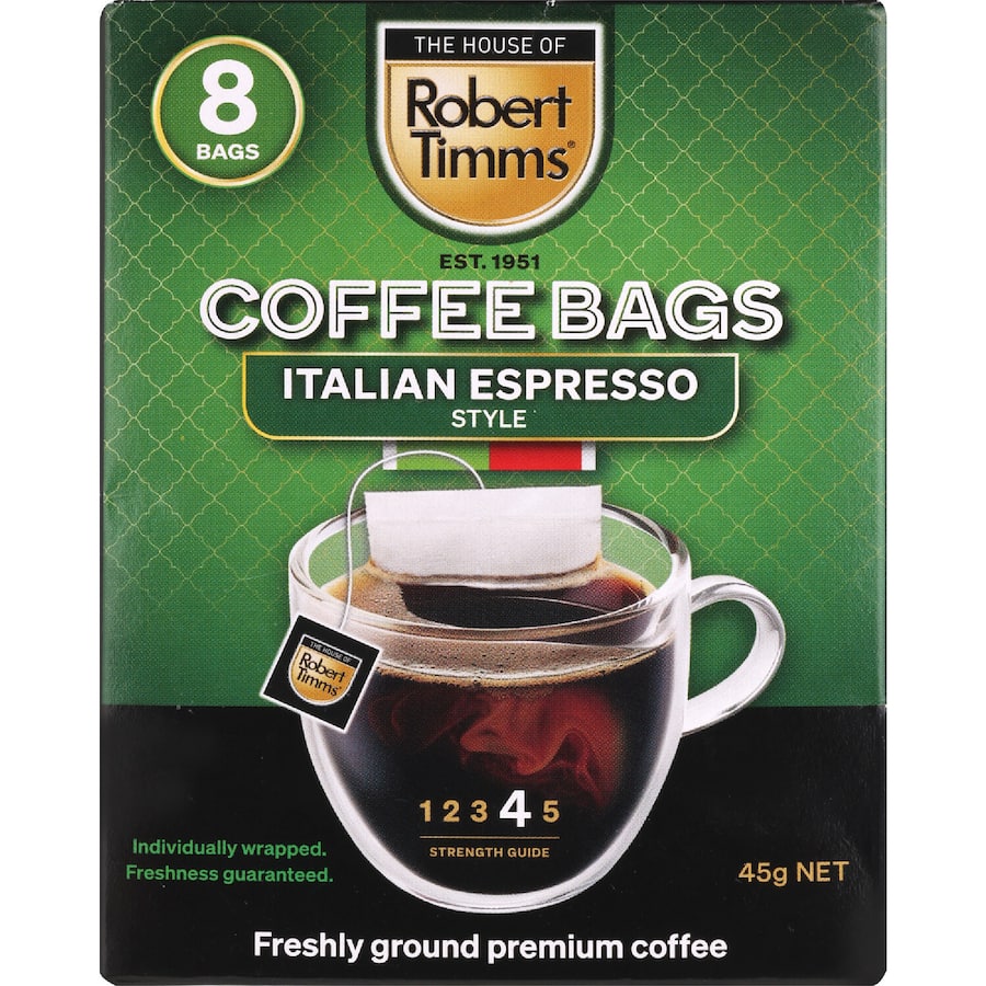 Robert Timms Coffee Bags Italian
