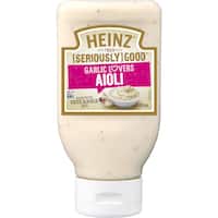 heinz seriously good flavoured mayonnaise garlic lovers aioli (295mL)