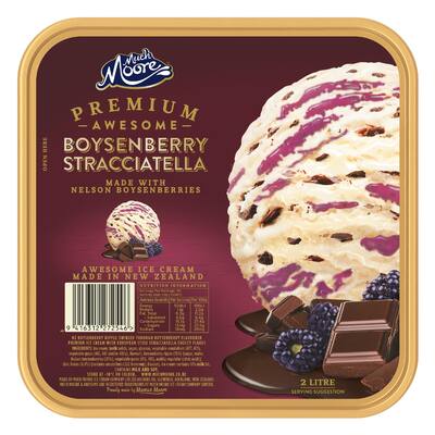 much moore premium ice cream boysenberry stracciatella