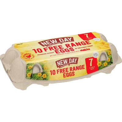 new day eggs free range size 7