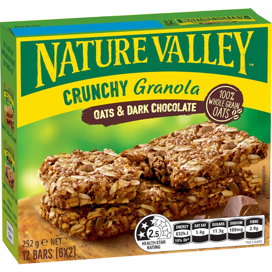 Nature Valley Crunchy Muesli Bars Oats & Dark Chocolate