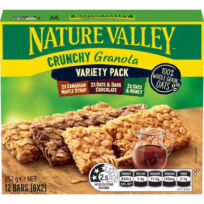 nature valley crunchy granola bars variety pack