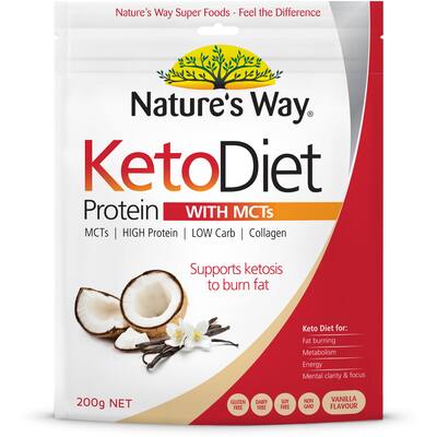 natures way keto diet dietary supplement mct protein