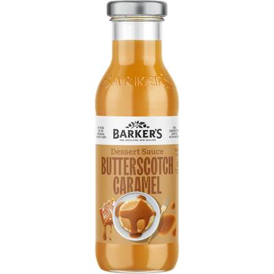 barker's butterscotch & caramel sauce 