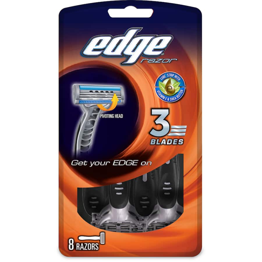 Edge Disposable Razor 3 Blade
