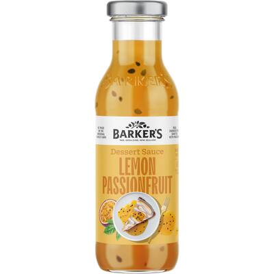 barker's passionfruit lemon topping 