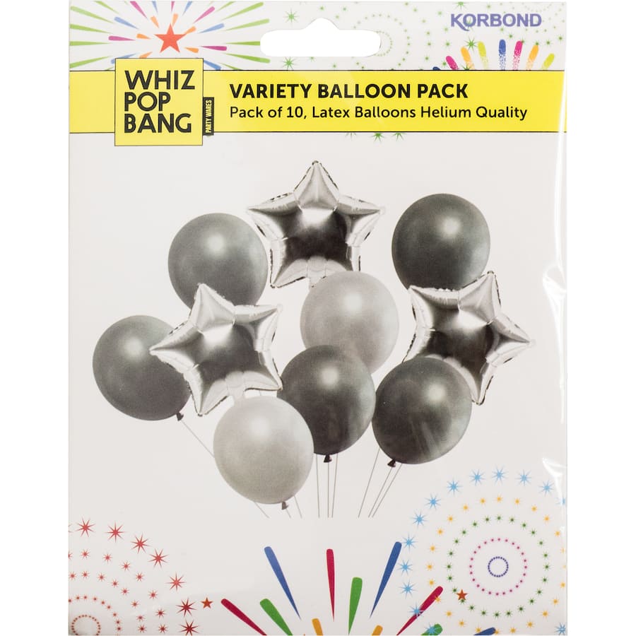 Whiz Pop Bang Balloons Variety