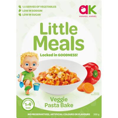 annabel karmel frozen meal vege pasta bake