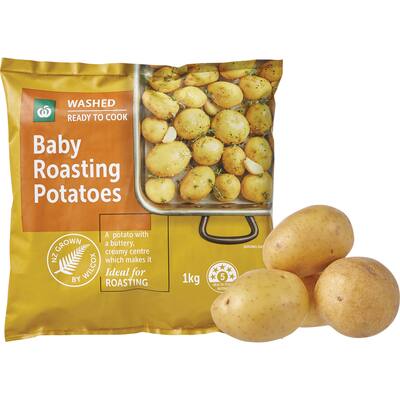 fresh vegetable potatoes baby roasting