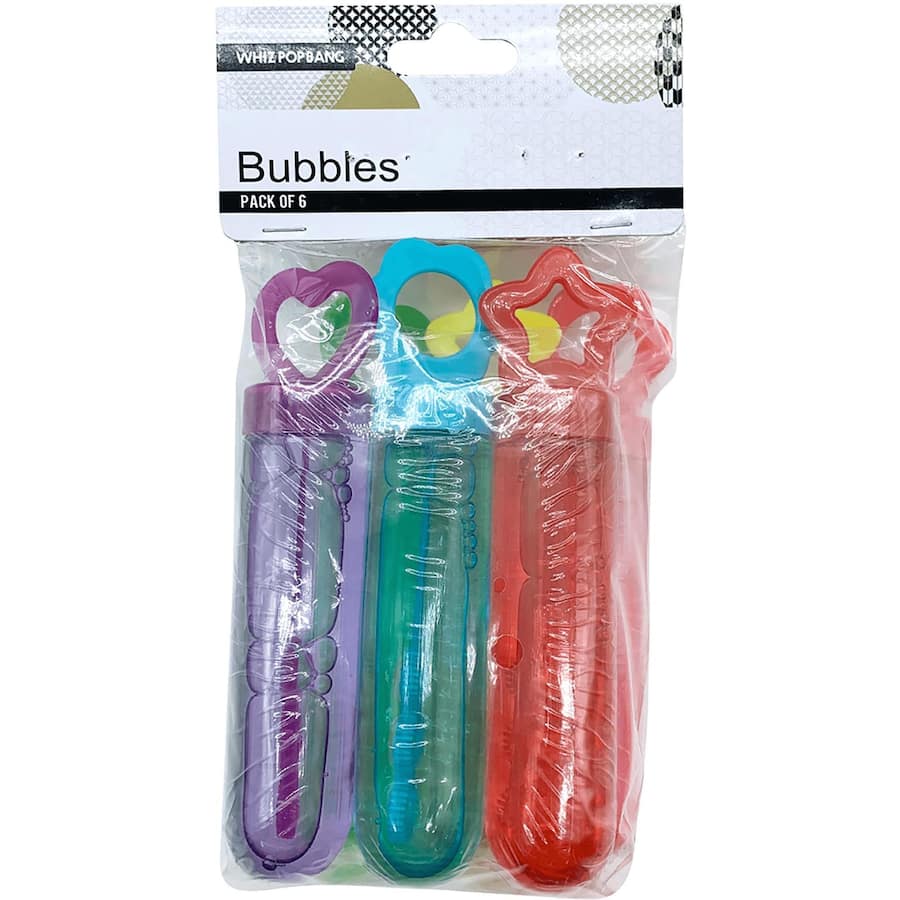 Whiz Pop Bang Bubbles Party Novelty
