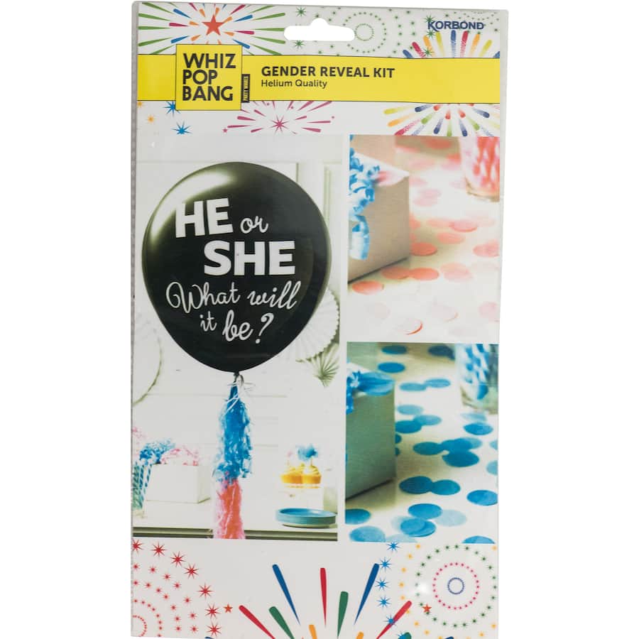 Whiz Pop Bang Gender Reveal Kit
