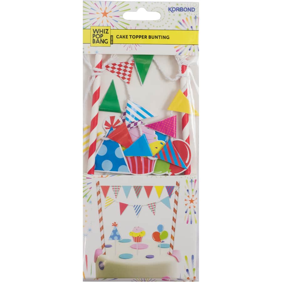 Bunting Cake Toppers