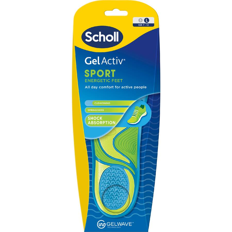 Scholl Gel Activ Insoles Sport Large