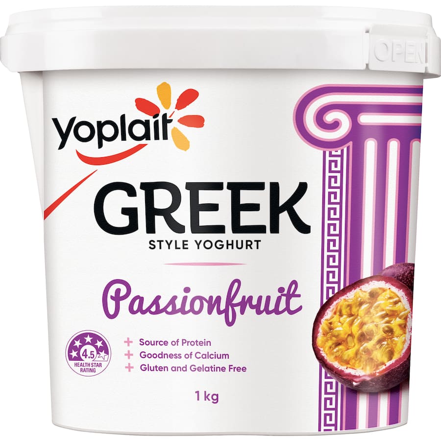 Yoplait Greek Style Yoghurt Tub Passionfruit