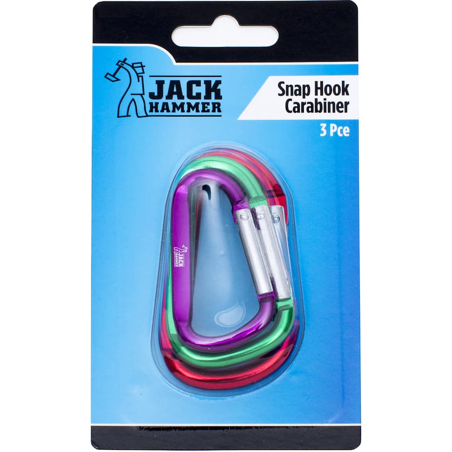 Jack Hammer Snap Hook Carabiner 3 Piece