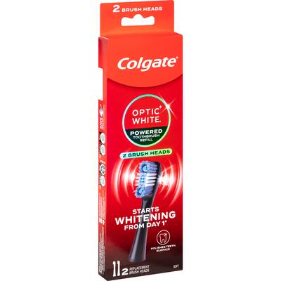 colgate optic white battery brush refills 