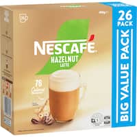 nescafé coffee sachets hazelnut latte (468g)